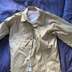 Beige rain jacket - small